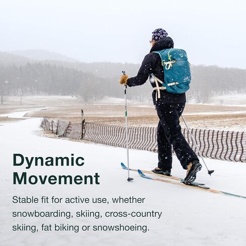 OSPREY GLADE - حقيبة الظهر التزلج على التزلج على الجليد - حقيبة الظهر الشتوية على الجليد البارد مع خزان ماء 2.5 لتر وتسخير معزول in Kuwait