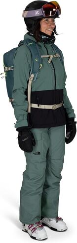 OSPREY GLADE - حقيبة الظهر التزلج على التزلج على الجليد - حقيبة الظهر الشتوية على الجليد البارد مع خزان ماء 2.5 لتر وتسخير معزول in Kuwait