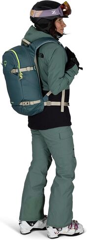 OSPREY GLADE - حقيبة الظهر التزلج على التزلج على الجليد - حقيبة الظهر الشتوية على الجليد البارد مع خزان ماء 2.5 لتر وتسخير معزول in Kuwait