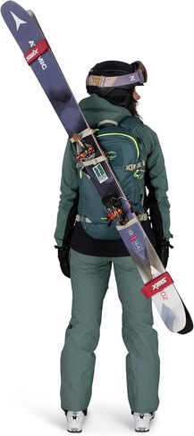 OSPREY GLADE - حقيبة الظهر التزلج على التزلج على الجليد - حقيبة الظهر الشتوية على الجليد البارد مع خزان ماء 2.5 لتر وتسخير معزول in Kuwait