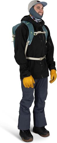 OSPREY GLADE - حقيبة الظهر التزلج على التزلج على الجليد - حقيبة الظهر الشتوية على الجليد البارد مع خزان ماء 2.5 لتر وتسخير معزول in Kuwait