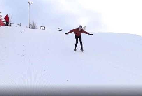 Tundra Wolf Kids Skis - Skis for Kids with Universal Bindings for Toddlers و Up -Shoe Size 9C to 7y - Build Balann in Kuwait