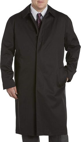 Jean Paul Germain Big and Tall Buster Three-Season Overcoat (54 Reg, Black) in Saudi Arabia