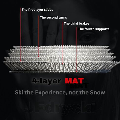 Jfdryski Mat ، 1215h6phsq50 ، 1sqm ، مجموعة الربط المجاني #Needle Mushroom Ski Mat #Home Snowboard Trick #Groundtrick #Artificial Ki Mat #Dry Slope #Dry Ski Carpet #Fake #SKI في المنزل in Saudi Arabia