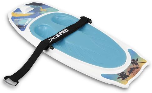 Xspec Kneeboard with Hook Strap for Knee Surfing Boating Waterboarding Kneeling with Padded Foam Surface for Kids, Teens & Adults in Saudi Arabia