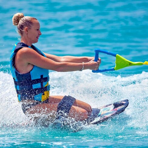 Zup Kneeboard مع حزام مبطن قابل للتعديل مع وسادة رغوة EVA مريحة ، مثالية للرياضات المائية وصعود الركبة ، 50 "× 20" in Kuwait