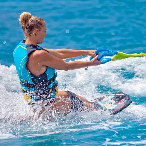 Zup Kneeboard مع حزام مبطن قابل للتعديل مع وسادة رغوة EVA مريحة ، مثالية للرياضات المائية وصعود الركبة ، 50 "× 20" in Kuwait