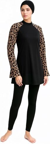 بالإضافة إلى الحجم المسلمين ، ملابس السباحة الطويلة الأكمام الإسلامية التغطية الكاملة للسباحة للنساء 3 أجهزة مربع in Kuwait