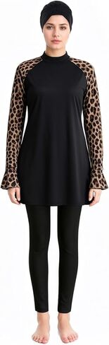 بالإضافة إلى الحجم المسلمين ، ملابس السباحة الطويلة الأكمام الإسلامية التغطية الكاملة للسباحة للنساء 3 أجهزة مربع in Kuwait