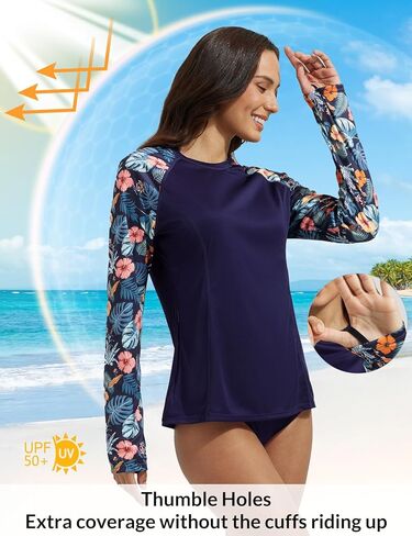حارس باليف راش للنساء قمصان السباحة UPF 50+ UV Sun Protect in Kuwait