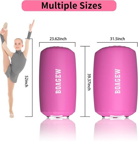 Air Roller Inflatable Tumbling Roller Gymnastics Barrel Air Mat Octagon Mat with Electric Pump for Backhandspring Training Cheerleading Home Use in Saudi Arabia