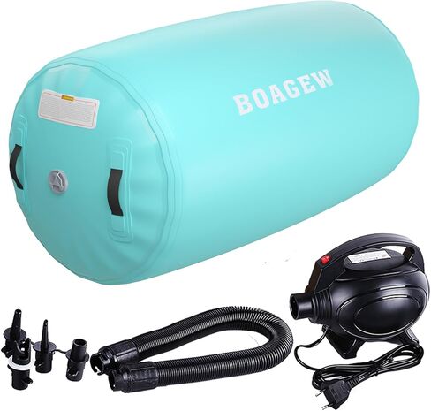 Air Roller Inflatable Tumbling Roller Gymnastics Barrel Air Mat Octagon Mat with Electric Pump for Backhandspring Training Cheerleading Home Use in Saudi Arabia