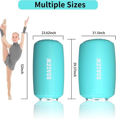Air Roller Inflatable Tumbling Roller Gymnastics Barrel Air Mat Octagon Mat with Electric Pump for Backhandspring Training Cheerleading Home Use in Saudi Arabia