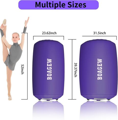 Air Roller Inflatable Tumbling Roller Gymnastics Barrel Air Mat Octagon Mat with Electric Pump for Backhandspring Training Cheerleading Home Use in Saudi Arabia