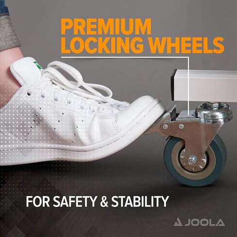 Joola Rally TL Professional MDF Ping Pong Table W/Quick Clamp Table Tennis Net & Post Set - 10 Minute Easy Assembly - Corner Ball Association - Quality Quality - يشمل وضع التشغيل in Kuwait