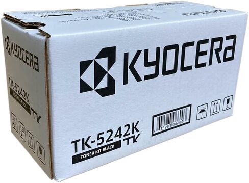 خرطوشة Kyocera TK-5242K أسود الحبر لـ M5526CDW/ P5026CDW طابعات الليزر (1T02R70US0) in Kuwait