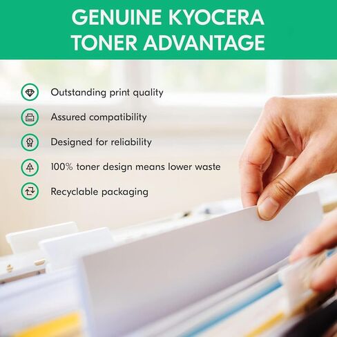 خرطوشة Kyocera TK-5242K أسود الحبر لـ M5526CDW/ P5026CDW طابعات الليزر (1T02R70US0) in Kuwait