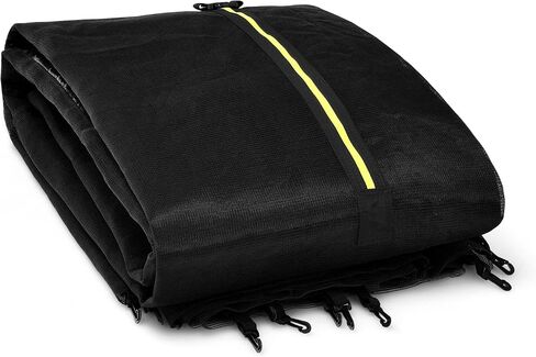 شبكة أمان Giantex Trampoline ، 8 10 12 14 15 15 16 قدمًا ، شبكة استبدال مقاومة للطقس للإطار الدائري ، مع السوستة ذات الرؤوس المزدوجة ، والأرباك الحماية والخطاف المحسّن ، والأعمدة غير المدرجة in Kuwait