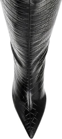 Steve Madden Women's Lavan Knee High Boot, Cream Leather, 6 in Saudi Arabia