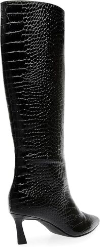 Steve Madden Women's Lavan Knee High Boot, Cream Leather, 6 in Saudi Arabia