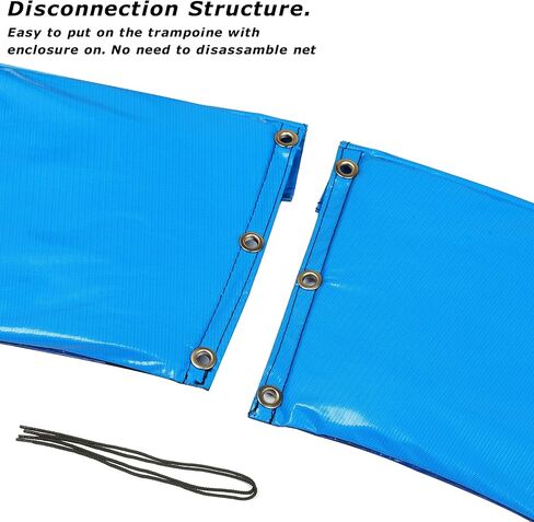 Zoomster Trampoline PAD PAD PAD TRAMPOLINE PAD PAD COVER SARRINE SARRINE FACT ، لا يوجد ثقب للأعمدة ، ينبع من 5.5-7 بوصة (منصات فقط) in Kuwait