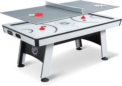 EastPoint Multi-Game Tables, Play 2-in-1 Air Hockey Table with Table Tennis Top - Perfect for Family Game Room, Adult rec Room, basements, Man cave, or Garage in Kuwait