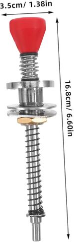 Bestonzon Alpoy Pinball Machine Lever Spring Rod Pinball Parts Handter مقبض للتجمعات العائلية in Kuwait