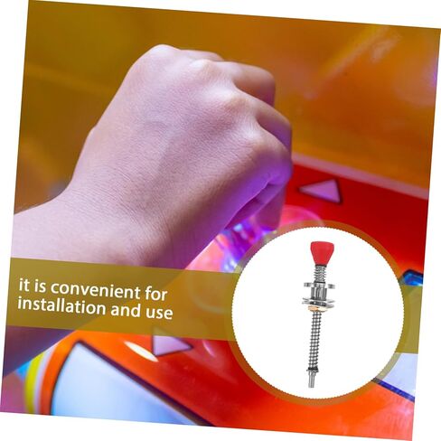 Bestonzon Alpoy Pinball Machine Lever Spring Rod Pinball Parts Handter مقبض للتجمعات العائلية in Kuwait