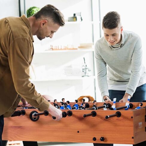 VEVOR Foosball Table 42/48/55 in Foosball Table Indoor Full Size Foosball Tables for Home, Family, and Game Room, Durable Soccer Set, Includes 2/4 Balls, Score Keeper, and 2 Cup Holders in Saudi Arabia
