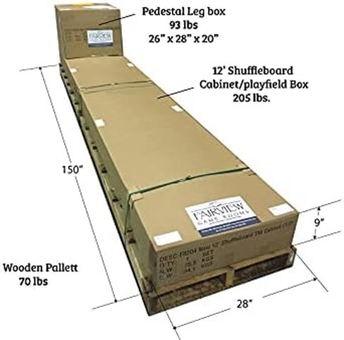 12' Shuffleboard Table in Kuwait