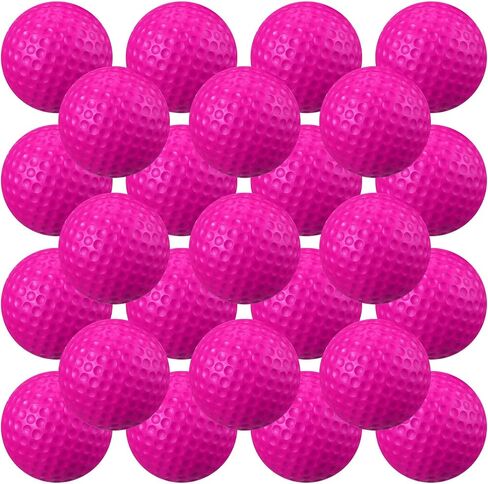 junkin 24 pcs foam golf praction كرات شعور واقعية وتدريب الرحلة كرات رياضية مرنة ناعمة الرغوة غولف كرات للتدريب الداخلي أو الخارجي في الفناء الخلفي in Kuwait