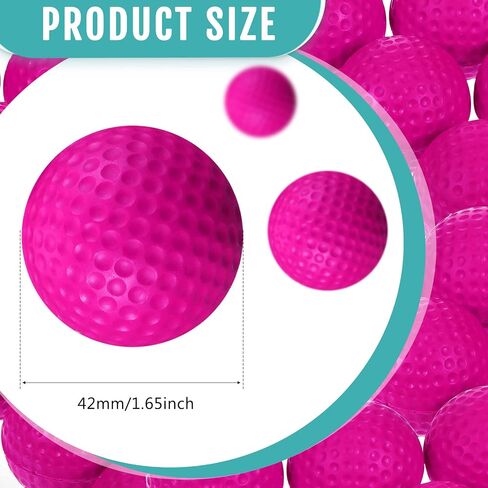 junkin 24 pcs foam golf praction كرات شعور واقعية وتدريب الرحلة كرات رياضية مرنة ناعمة الرغوة غولف كرات للتدريب الداخلي أو الخارجي في الفناء الخلفي in Kuwait