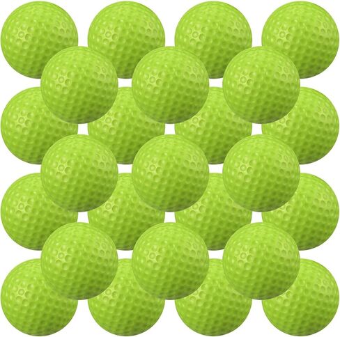 junkin 24 pcs foam golf praction كرات شعور واقعية وتدريب الرحلة كرات رياضية مرنة ناعمة الرغوة غولف كرات للتدريب الداخلي أو الخارجي في الفناء الخلفي in Kuwait