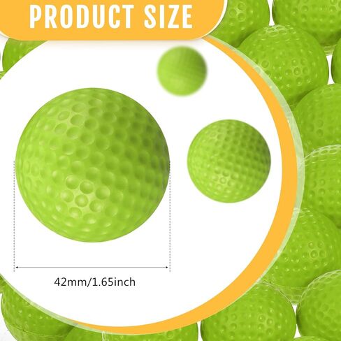 junkin 24 pcs foam golf praction كرات شعور واقعية وتدريب الرحلة كرات رياضية مرنة ناعمة الرغوة غولف كرات للتدريب الداخلي أو الخارجي في الفناء الخلفي in Kuwait