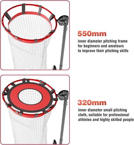 Pro Volleyball Setter Training Equipment Volleyball Setting Trainer Practice Net with 2 Target Hoop Size & 6 Angles & 13 Height Adjustment Ball Collection Bag Indoor Outdoor Practice in Saudi Arabia