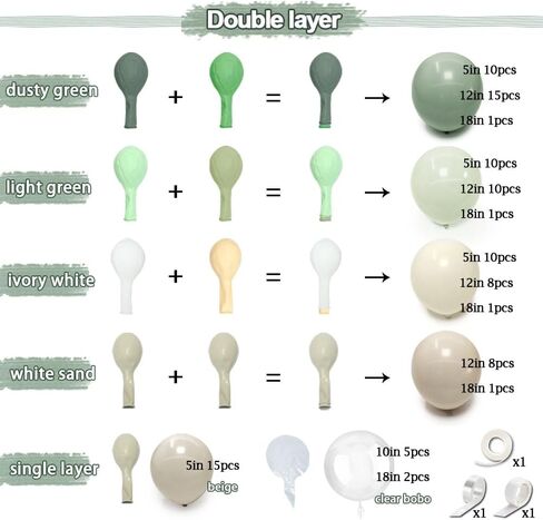 غبار بالون أخضر اللون الأصفر الأصفر إكليل مزدوج الباستيل باستيل فاتح أصفر ضباب أخضر خوخ البالون القوس طقم العاج أبيض الرمال الوفيع لدب دش دش حفل زفاف الحفل الزفاف in Kuwait