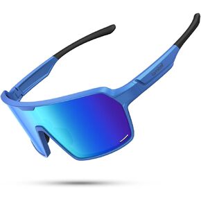 Lamicall XL Size Polarized Sports Sunglasses for Men Women, Large UV400 Protection Sun Glasses, Running Cycling Baseball in Kuwait