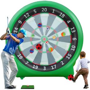 6ft منبوحة قابلة للنفخ ، ركلة عملاقة السهام كرة القدم السهام الجولف ورمي السهام مع مضخة الهواء ، والألعاب العملاقة في الهواء الطلق ، وتفجير كرة القدم لسيارة الحفلات الكبيرة للأطفال والكبار 20+ألعاب in Kuwait