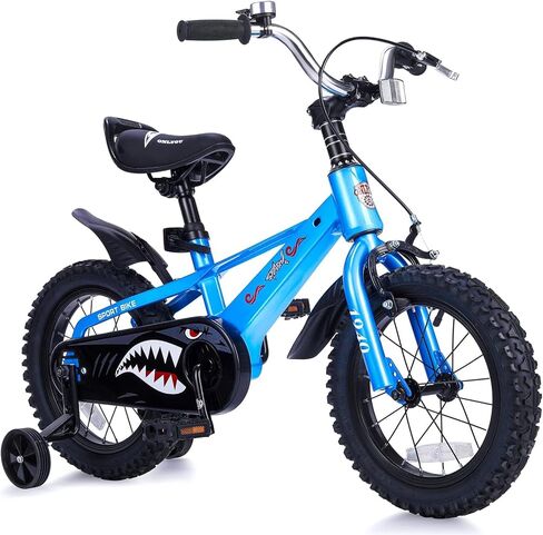 Kids Bike for Boys Ages 3-7, 14-16 Inch Bicycle with Training Wheels, Easy to Assemble, Safe Ride, Vibrant Colors, for Beginner Riders in Saudi Arabia