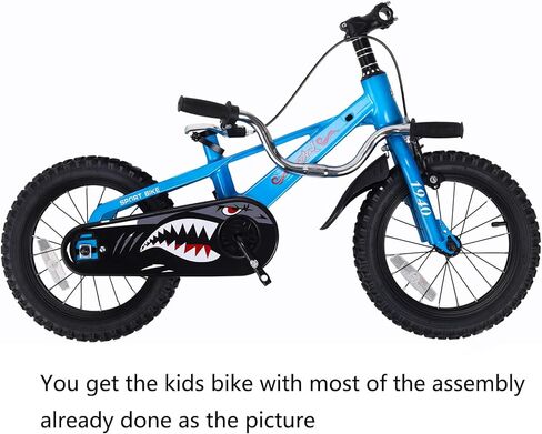 Kids Bike for Boys Ages 3-7, 14-16 Inch Bicycle with Training Wheels, Easy to Assemble, Safe Ride, Vibrant Colors, for Beginner Riders in Saudi Arabia