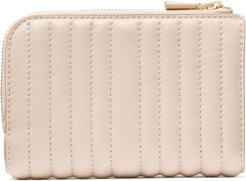 kate spade new york Deco Colorblocked Pebbled Leather Small Compact Wallet, Pastry Pink Multi in Kuwait