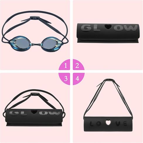Bright Colors Swim Goggles Case, Goggles Holder for Swimming Goggles in Kuwait