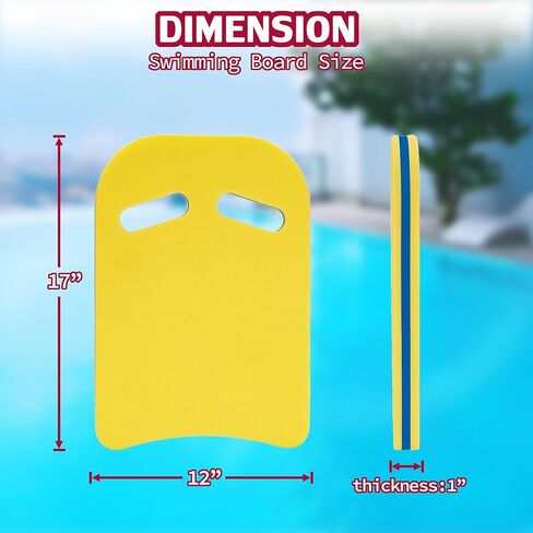 YIGUO 2PCS Swimming Kickboard for Adult & Kid, Kickboard Swimming Kick Board, Swimming Training Aid for Pool & Open Water, EVA Material in Saudi Arabia