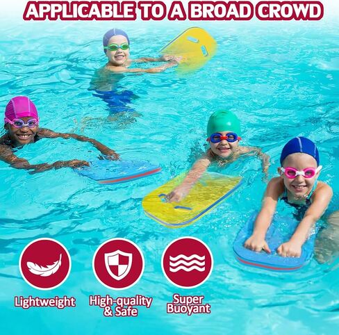 YIGUO 2PCS Swimming Kickboard for Adult & Kid, Kickboard Swimming Kick Board, Swimming Training Aid for Pool & Open Water, EVA Material in Saudi Arabia