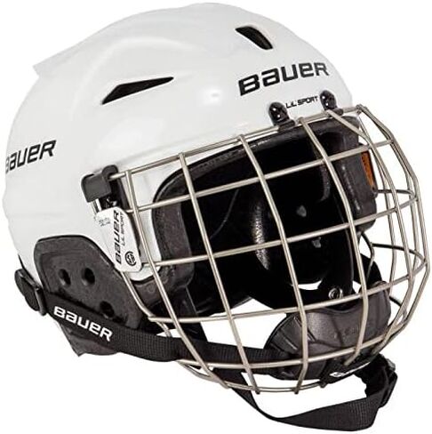 Bauer Lil Sport Hockey Helmet Combo with Face Mask Cage in Kuwait