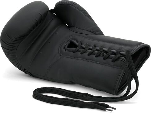 MIRARI Faux Leather Laced Boxing Gloves | Training & Sparring Gear | Durable, Breathable Design | Ideal for Muay Thai, MMA, Kickboxing, & Heavy Bag Work in Kuwait