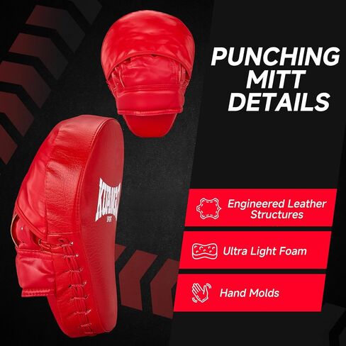 منصات الملاكمة المنحنية القفازات التركيز ، وسادات التدريب ، MMA Muay Thai Kickboxing فنون القتال الابتد in Kuwait
