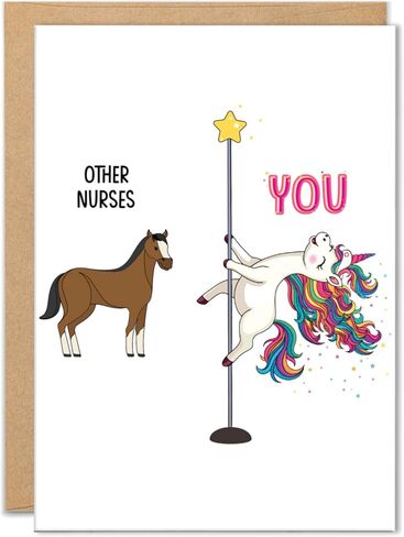 Nurse Graduation Cards, Nursing School Graduate, Look At You Becoming a Nurse Congrats Card, Congratulations Grad Card for RN Nurses Student (Look At You) in Kuwait