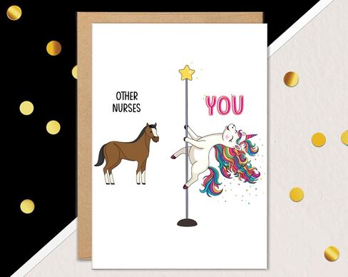 Nurse Graduation Cards, Nursing School Graduate, Look At You Becoming a Nurse Congrats Card, Congratulations Grad Card for RN Nurses Student (Look At You) in Kuwait