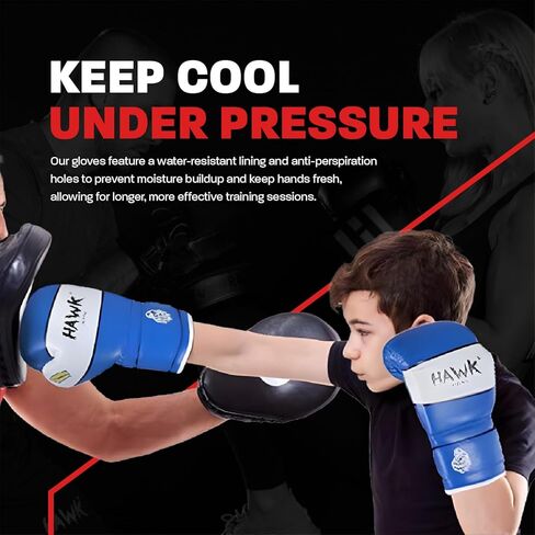 قفازات الملاكمة للأطفال للأطفال الشباب يثقب حقيبة Kickboxing Muay Thai Mitts MMA تدريب قفازات السجال in Kuwait